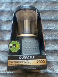 Duracell 2000 Lumen Tri-Power Rechargeable Lantern/ Light Camping - Picture 1 of 5