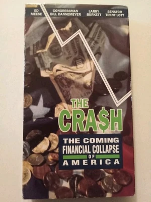 The Crash: The Coming Financial Collapse Of America, VHS 1993, Used - Image 1 of 2