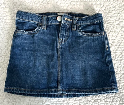 Minifalda de mezclilla de algodón talla 8 Gap para niños y niñas de moda preadolescente Foto 1 de 4