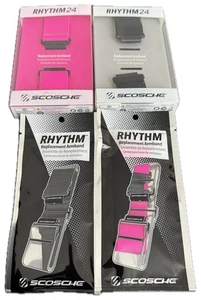 Scosche Rhythm24 Black Pink Waterproof Replacement Strap Armband Heart Monitor - Picture 1 of 7
