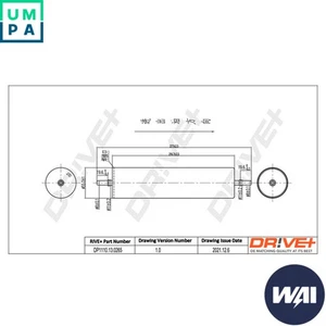 FUEL FILTER DP1110.13.0265 FOR LAND ROVER FREELANDER/Soft/Top 204D3 2.0L 4cyl - Picture 1 of 8