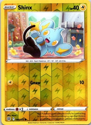 Shinx 049/172 SWSH09: Brilliant Stars Common NM Reverse Holo - Image 1 of 2