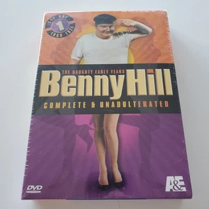 Benny Hill Set 1: Naughty Early Years, Complete & Unadulterated (DVD) NEW SEALED - Picture 1 of 6