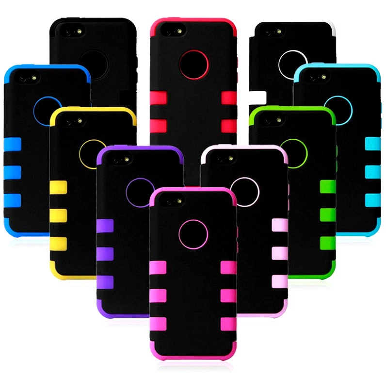 Combo rígido mate resistente 3 en 1 para iPhone 5C C + protector de pantalla Foto 1 de 1