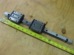 Thomson AccuGlide GG20AAAN 2 Carriages Blocks 16.5" 20mm Linear Rails Bearing