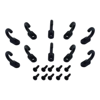 10 Piezas Ganchos de Pared Aleación de Zinc 17*5mm 3 Colores para Colgar Toalla Ropa Sombrero Bolsa Llave Foto 1 de 4