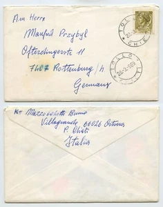 122932 - Brief - Tollo, Chieti 28.3.1969 nach Rottenburg/N. - mit Inhalt - Bild 1 von 3
