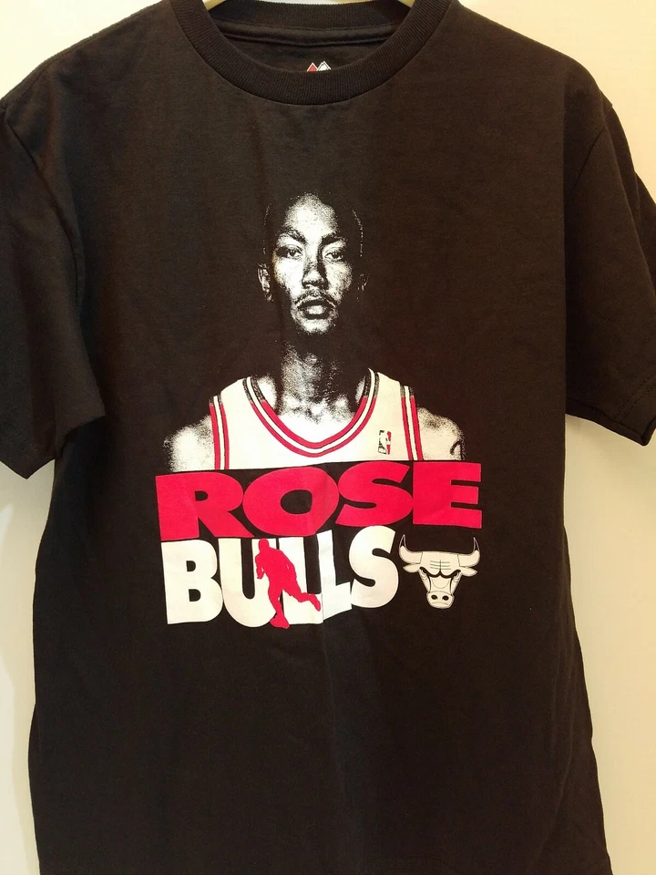 Camiseta CHICAGO BULLS DERRICK ROSE MAJESTIC NBA JUVENIL GRANDE  - Imagem 1 de 1