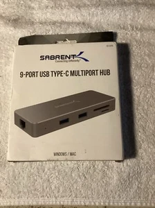 Sabrent hub multi porno USB tipo C a nove porte per Windows/Mac 92A - Foto 1 di 2