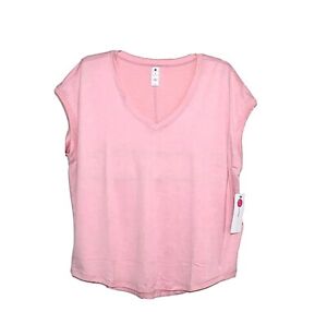 Yoga-Licious Flowy Light Pink SuperSoft Fabric Relaxed Top size L