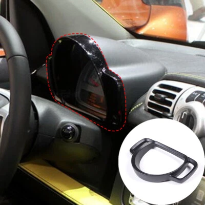 Para Smart Fortwo 2009-2015 Painel Acabamento Quadro ABS Preto Fosco - Imagem 1 de 4