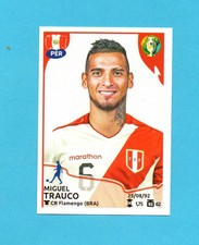 2019 COPA AMERICA BRASILE-PANINI-Figure #93-TRAUCO-PERU'-NEW VELINA