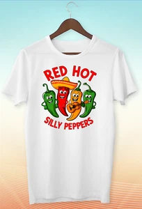 Red Hot Silly Peppers Poster Men's / Women's T Shirt KA49 - Picture 1 of 3