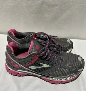Brooks Glycerin 10 Womens Running Sneakers Size 9 Omni Groove Mogo Gray Pink - Picture 1 of 9