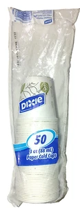NEU Dixie 3 Unzen Pappbecher 50 Wasser Getränke kalt USA PaLeaf Rebe Paket - Bild 1 von 7