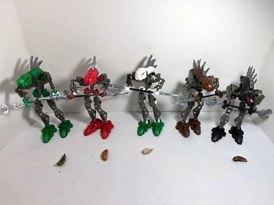 LEGO Rahkshi LOT: Lerahk 8589 + Turahk 8592 + Panrahk 8587 + Kurahk 8588 + 8591 - Image 1 of 4