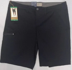 Cargo Hybrid Hiking Shorts Men’s Black 38 Packable Moisture Wicking Stretch NWT - Picture 1 of 12