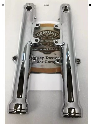 HARLEY 2000 DUAL DISC DYNA SPORTSTER CUSTOM CHROME FORK FXR XL 1200  EXCHANGE - Imagem 1 de 2