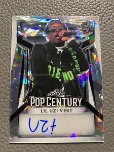 2023 LEAF POP CENTURY lil uzi vert 3/10 silver crystal auto autograph pink tape - Picture 1 of 2