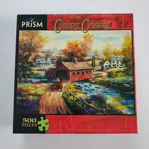 Prism 500 Piece Jigsaw Puzzle T. C. Chiu Country Crossing - Picture 1 of 6