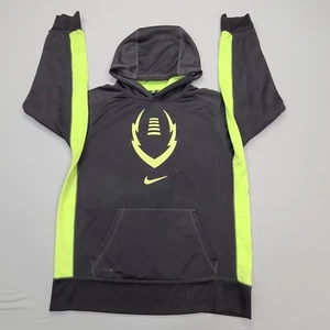Nike Sweater Boys Extra Large Black Hoodie Therma Fit Outdoors Comfort Kids - Picture 1 of 19