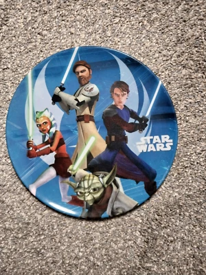 Sables de luz Yoda Star Wars Plate Foto 1 de 4