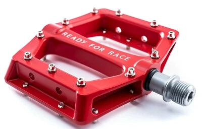 CUBE RFR Fahrradpedale Flat Race, MTB, Dirt Bike, RED