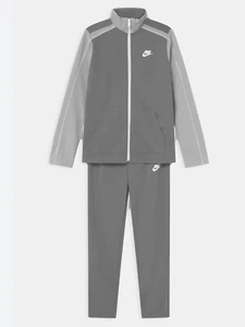 NIKE Kids Enfant Unisex Futura Poly Tracksuit - Smoke’GRY DH9661-084 Size XL BNW - Picture 1 of 4