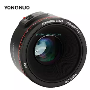 YONGNUO YN50 mm F1.8 II obiettivo grande apertura messa a fuoco automatica per Canon EOS 700D 750D - Foto 1 di 6