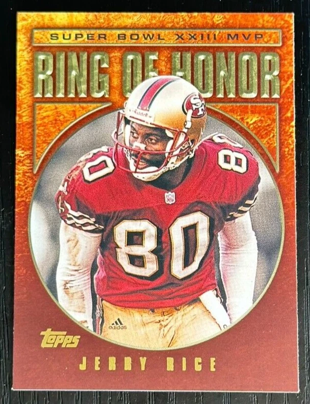 2002 Topps Ring of Honor Football Card Jerry Rice-WR #JR23 NRMT Range (HYR) - Image 1 of 2