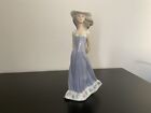 Lladro - Susan Girl with Purple Dress and Flower hat - 5644