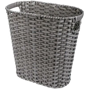 Wicker Trash Can Waste Basket for Bathroom Office Bedroom 19L/5 Gal Handles - Picture 1 of 7
