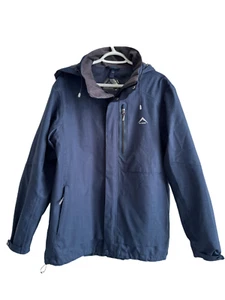 K-Way Orion 3-in-1 JKT Jacket Men’s  Size M Blue Waterproof Outdoor Rain Hooded - Bild 1 von 23