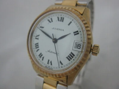 NUEVO RELOJ SUIZO VINTAGE ACERO INOXIDABLE ST AUTOMÁTICO PARA HOMBRE ANALÓGICO JUVENIL FECHA Foto 1 de 4