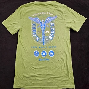 Camiseta de algodón verde para hombre Cruiz'n for a Booz'n Gears & Beers 2024 Lake Worth S - Imagen 1 de 10