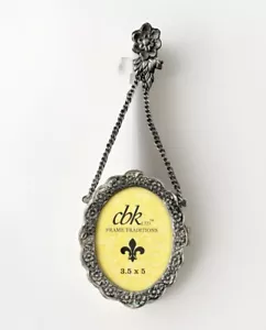 Sterling Silver Hanging Picture Frame HEAVY - Picture 1 of 7