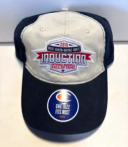 2015 Sombrero de inducción al Salón de la Fama del Béisbol Nacional (azul marino y blanco) - ¡NUEVO! - Imagen 1 de 5