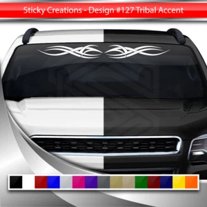 #127 TRIBAL  ACCENT Decal Sticker Windshield Window Vinyl Graphic Banner Design - Picture 1 of 8