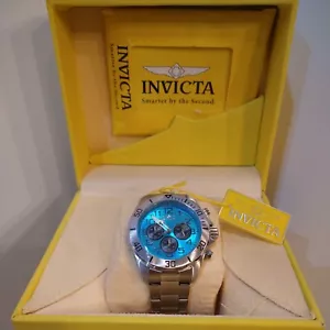 Invicta SS Chronograph 100M wasserdicht NiteGlow 18956 Flame Fusion Kristall neu mit Etikett - Bild 1 von 5