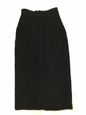 FALDA MUJER HERMAN SPIRIT TERCIOPELO NEGRO TALLA 12 CUMBERBUN 28 EN CINTURA FORRADA USADA EN EXCELENTE ESTADO Foto 1 de 4