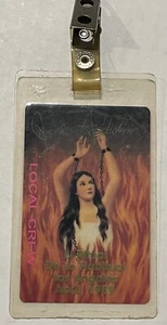 1989 Jane's Addiction El Ritual De Lo Habitual Local Crew Concert Pass Vintage - Picture 1 of 2