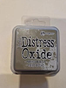 TIM HOLTZ DISTRESS OXIDE INK PAD FRAYED BURLAP FULL SIZE 3" x 3" BNIP *LOOK* - Picture 1 of 2