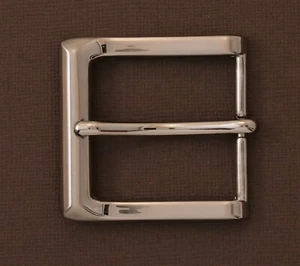 Neu 1 1/2" Dornschließe (#55) Mann/Damen langlebig gebürstetes Nickel-Finish US-Bestand - Bild 1 von 5