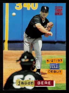 Jason Bere 1994 Stadium Club #702 Chicago White Sox Baseball Card - Picture 1 of 2