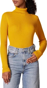 Women'S Slim-Fit Lightweight Long-Sleeve Turtleneck Sweater - Picture 1 of 12