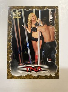 2004 Pacific TNA Lollipop Autographed Card #75 TNA Diva A-8