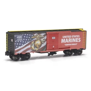 O Gauge Box Car - UNITED STATES MARINES - Articolo nuovo - mai usato - Spedizione gratuita - Foto 1 di 5