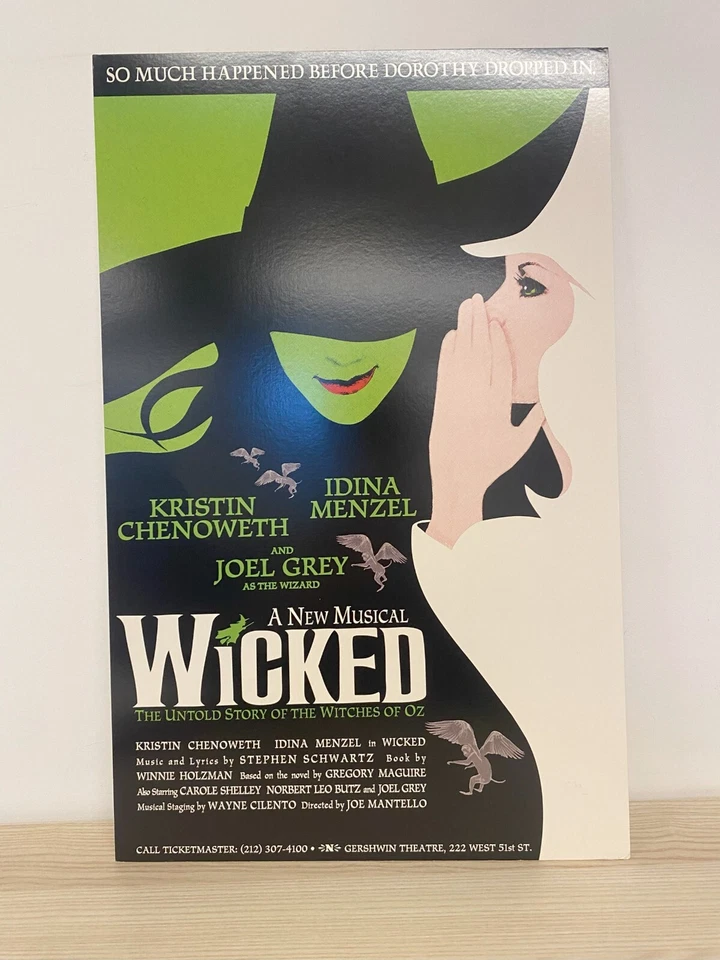 Wicked Original Broadway Cast with credits - Image 1 of 1