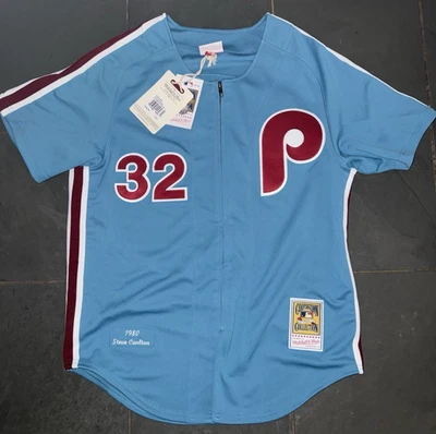 Новый с Ярлыками 1980 CARLTON Philadelphia Phillies Mitchell & Ness Джерси 44 LG розничной $300 - Изображение 1 из 4