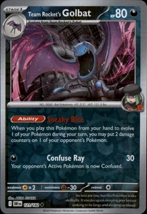 Team Rocket's Golbat Reverse Holo Uncommon SV10: Destined Rivals 121/182 NM - Bild 1 von 2